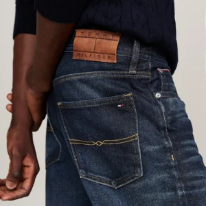 TOMMY HILFIGER - Jeans Mercer regular fit dritti sbiaditi - Blu