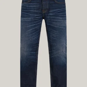 TOMMY HILFIGER - Jeans Mercer regular fit dritti sbiaditi - Blu