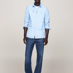 TOMMY HILFIGER - Camicia slim fit in popeline con stampa