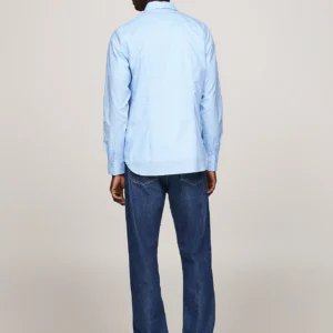 TOMMY HILFIGER - Camicia slim fit in popeline con stampa