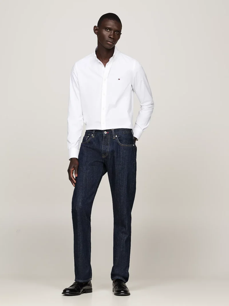 MW0MW36873_YCF_alternate1 TOMMY HILFIGER - Camicia slim fit con colletto button down