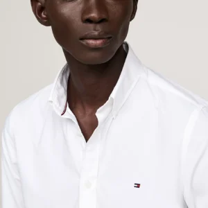 MW0MW36873_YCF_alternate2 TOMMY HILFIGER - Camicia slim fit con colletto button down