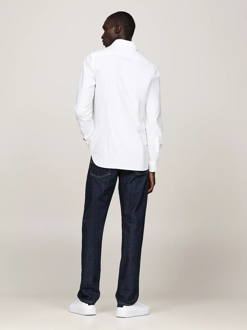 MW0MW36873_YCF_alternate3 TOMMY HILFIGER - Camicia slim fit con colletto button down