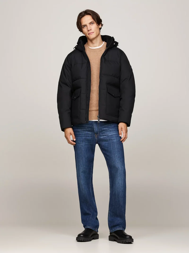 TOMMY HILFIGER - Giaccone Rockie imbottito idrorepellente - Nero