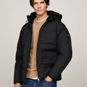 TOMMY HILFIGER - Giaccone Rockie imbottito idrorepellente - Nero