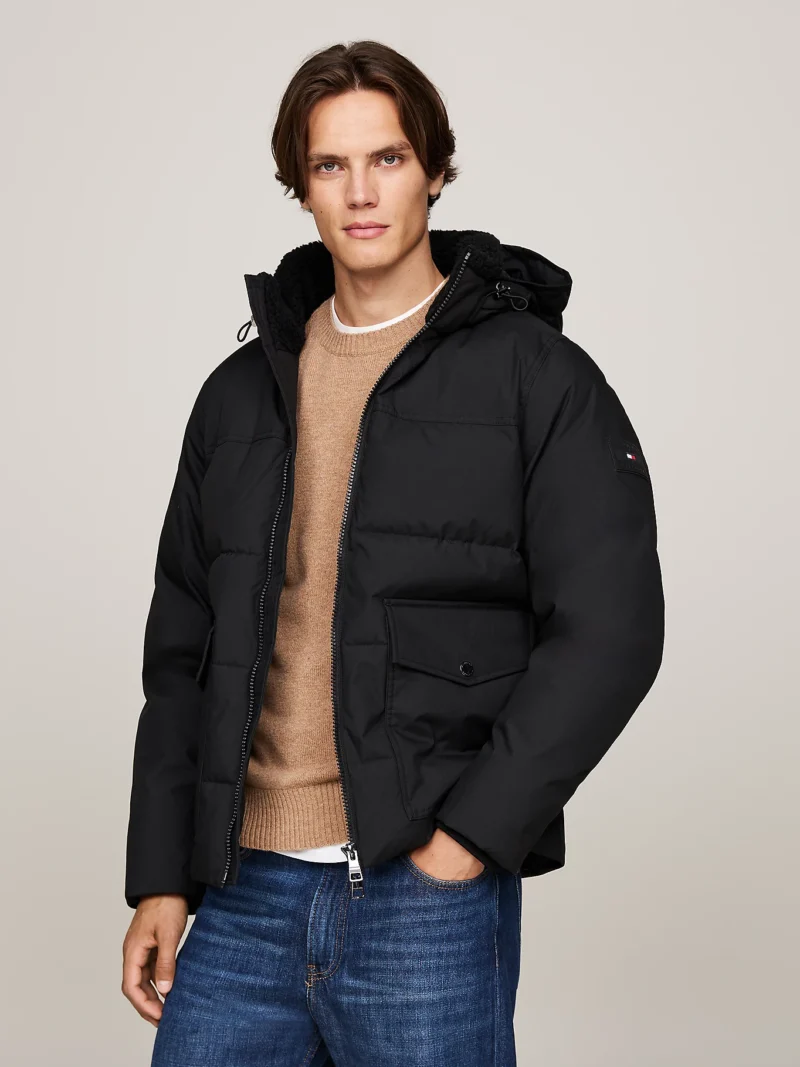 TOMMY HILFIGER - Giaccone Rockie imbottito idrorepellente - Nero