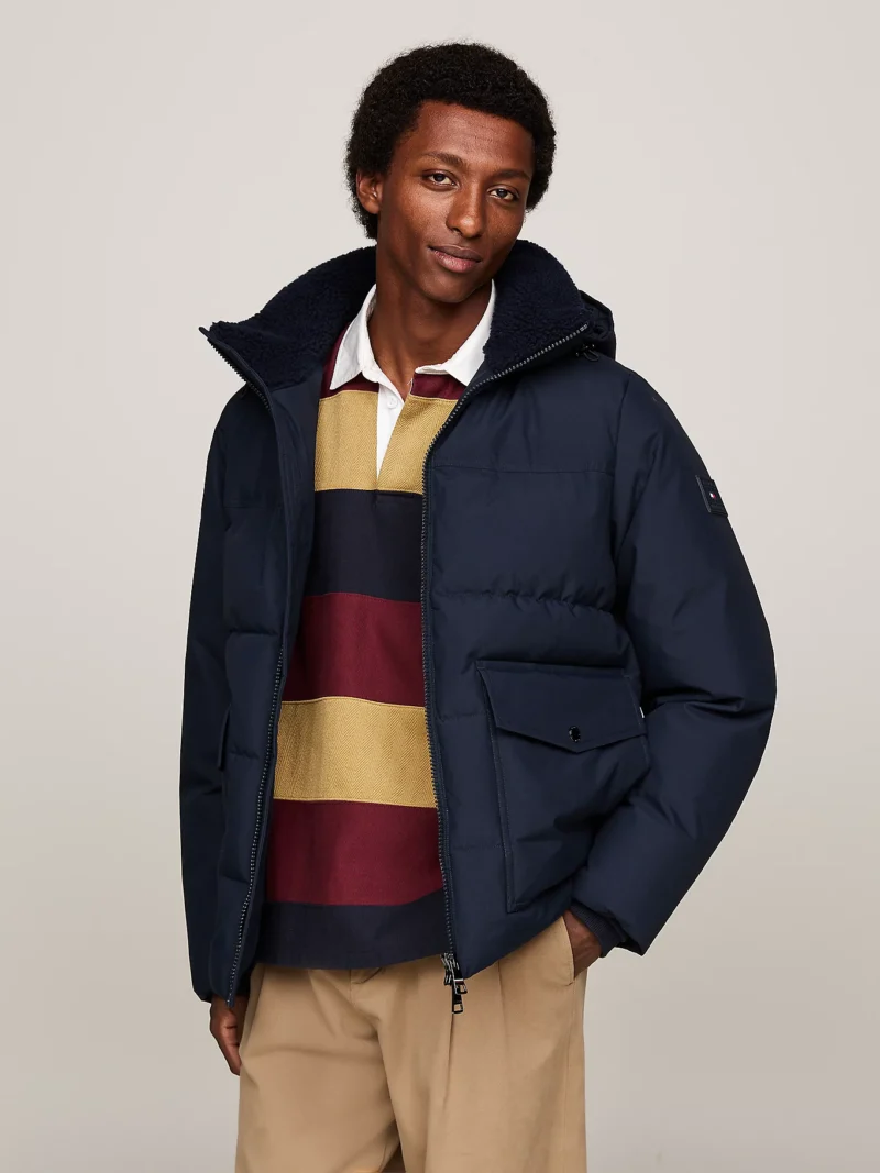 TOMMY HILFIGER - Giaccone Rockie imbottito idrorepellente - Blu