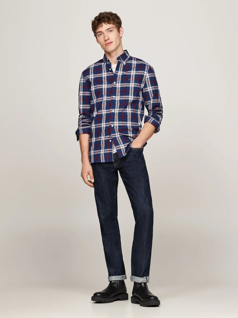 TOMMY HILFIGER - Camicia regular fit a quadri tartan Tommy