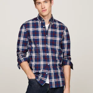 TOMMY HILFIGER - Camicia regular fit a quadri tartan Tommy
