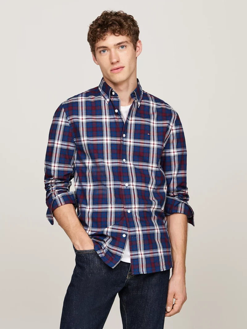 TOMMY HILFIGER - Camicia regular fit a quadri tartan Tommy