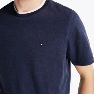 TOMMY HILFIGER - T-shirt mélange con scollatura rotonda