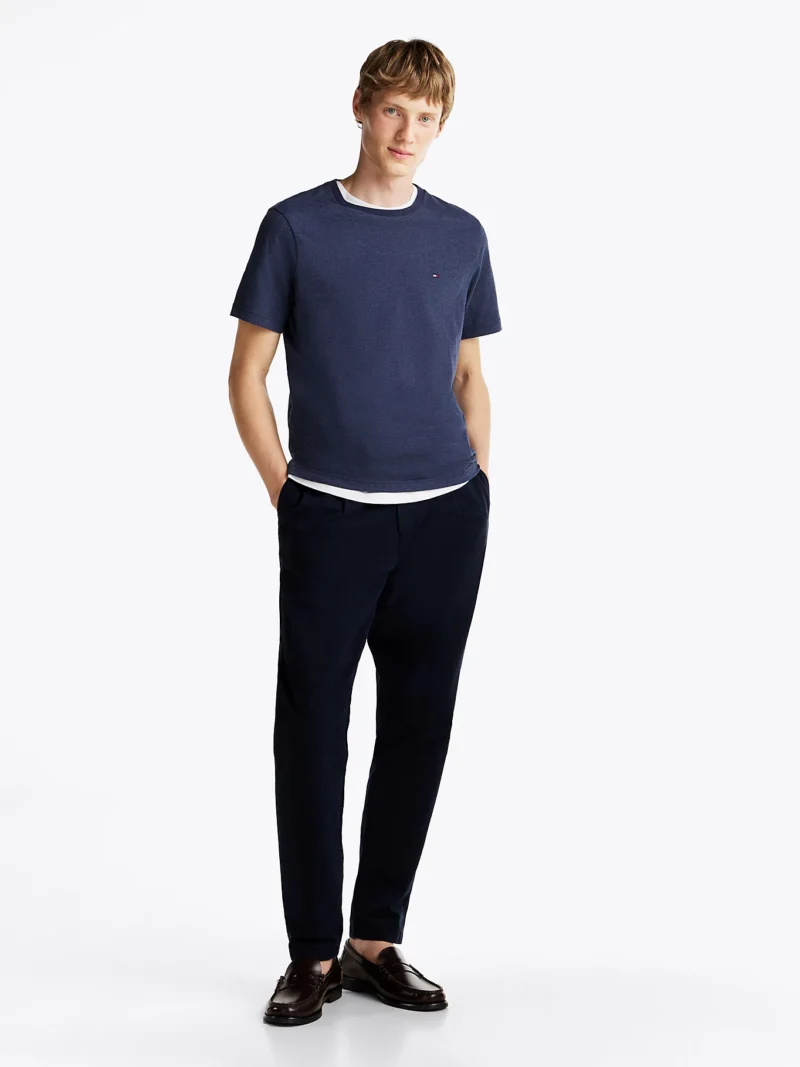 TOMMY HILFIGER - T-shirt mélange con scollatura rotonda