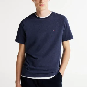 TOMMY HILFIGER - T-shirt mélange con scollatura rotonda