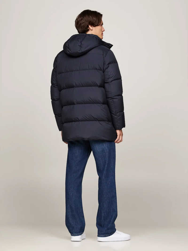 TOMMY HILFIGER - Piumino trapuntato con cappuccio