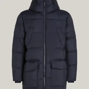 TOMMY HILFIGER - Piumino trapuntato con cappuccio