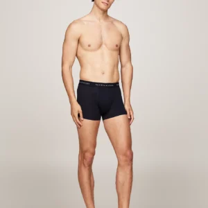 TOMMY HILFIGER - 3 pack boxer aderenti con vita iconica