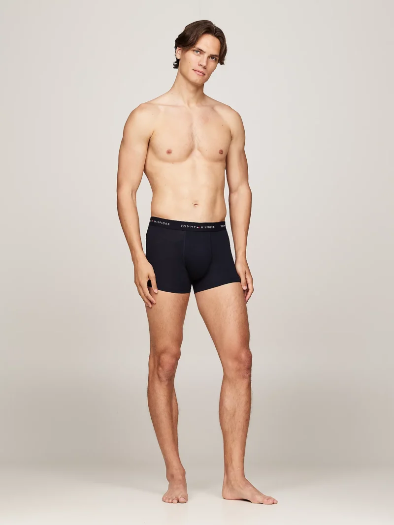 TOMMY HILFIGER - 3 pack boxer aderenti con vita iconica