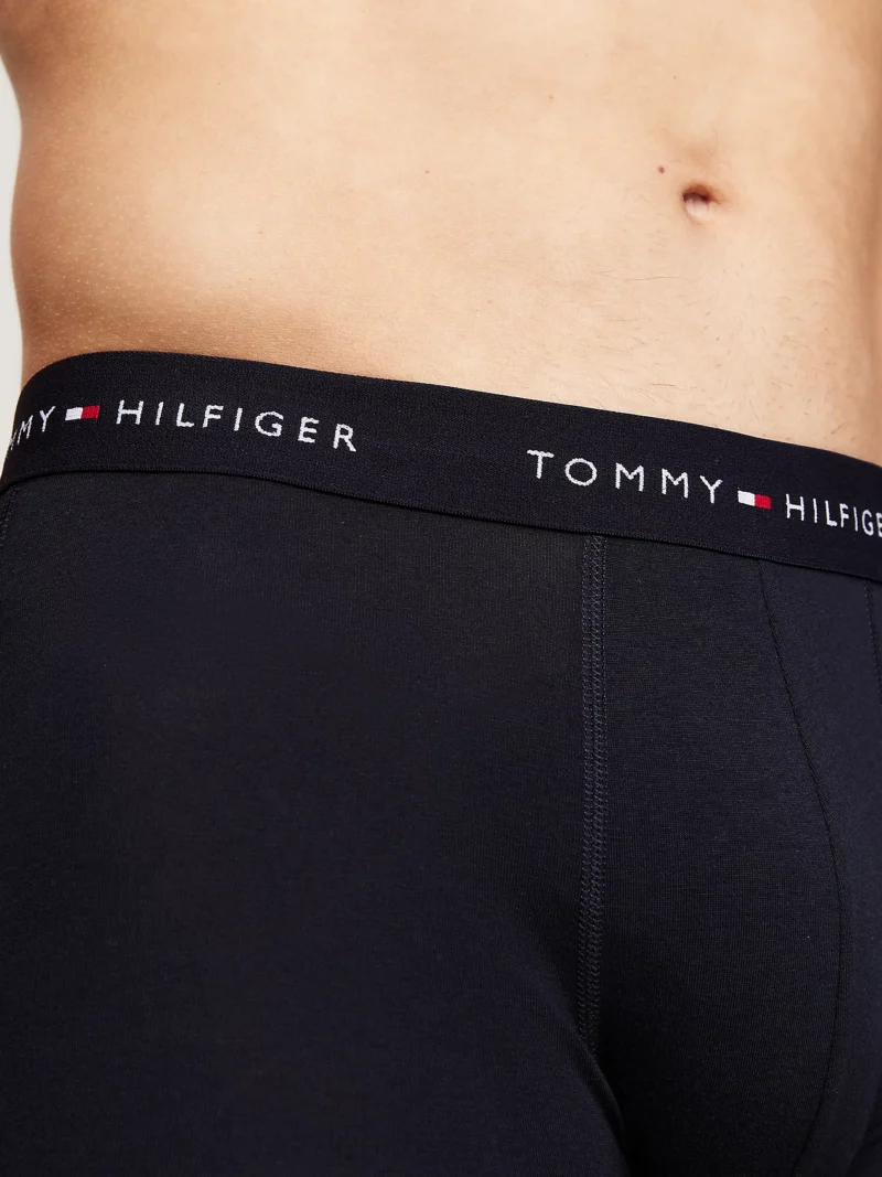TOMMY HILFIGER - 3 pack boxer aderenti con vita iconica