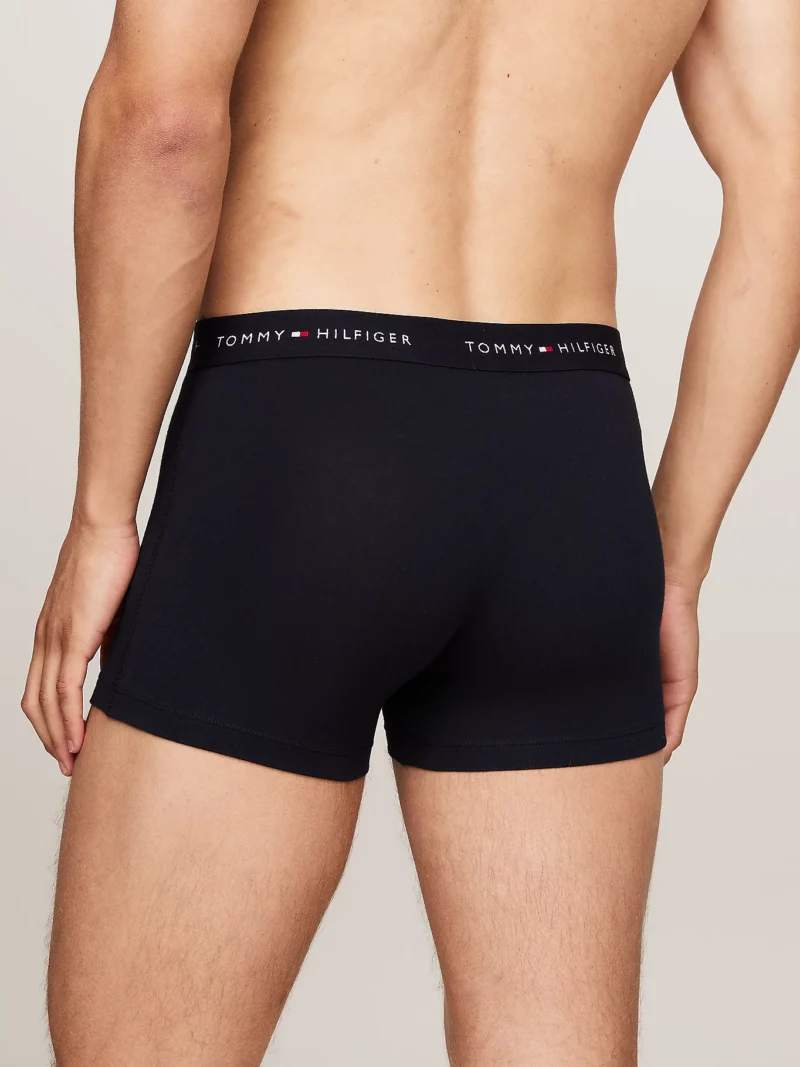 TOMMY HILFIGER - 3 pack boxer aderenti con vita iconica