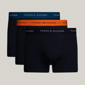 TOMMY HILFIGER - 3 pack boxer aderenti con vita iconica