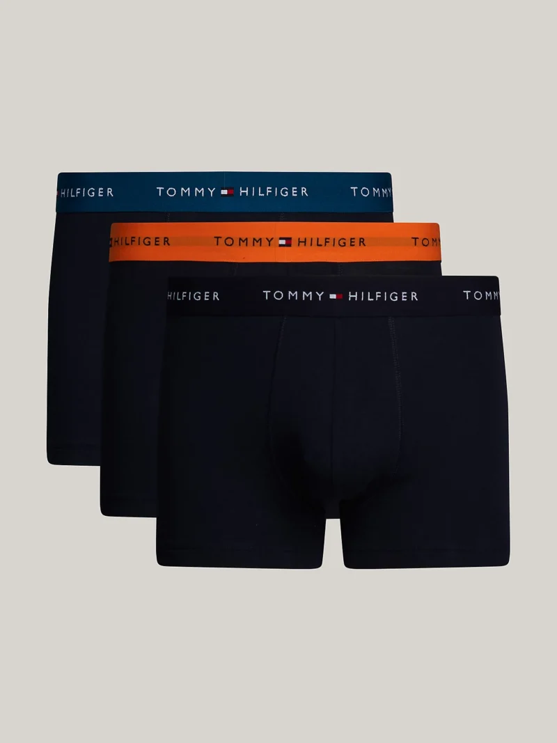 TOMMY HILFIGER - 3 pack boxer aderenti con vita iconica