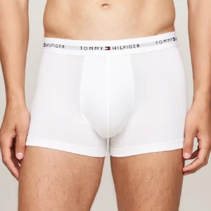 TOMMY HILFIGER - 3 pack boxer aderenti con stampa e logo in vita
