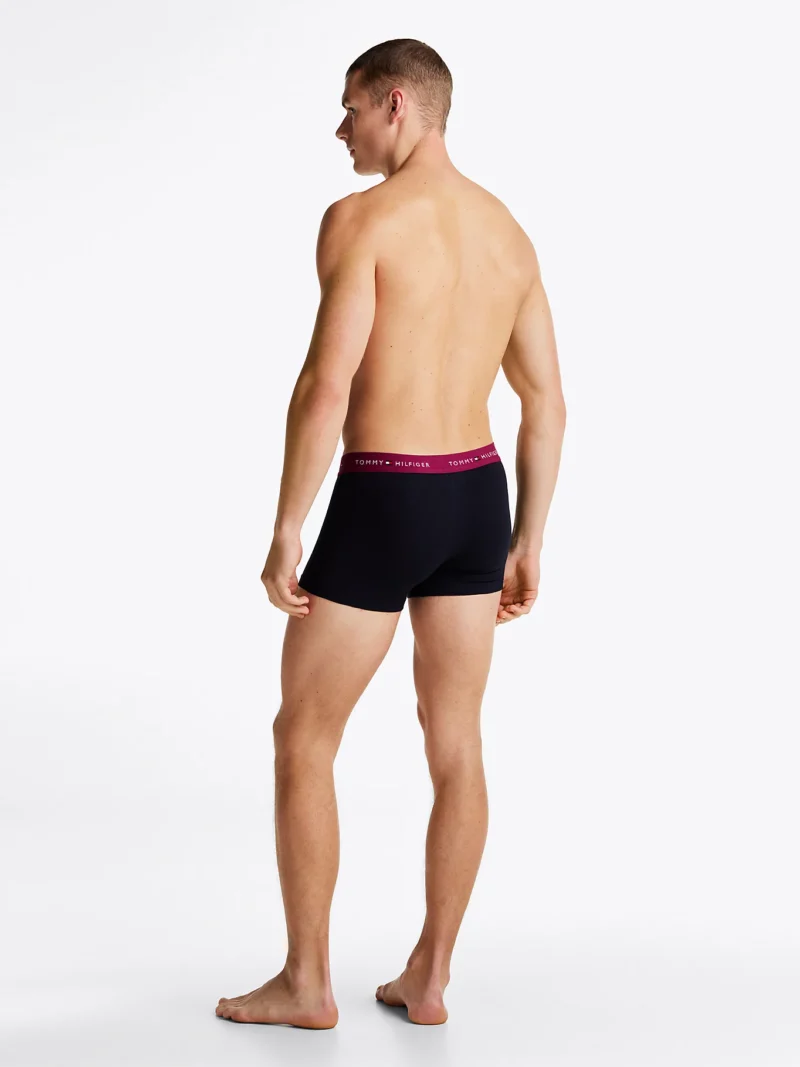 UM0UM03061_0T5_alternate3 TOMMY HILFIGER - 5 pack boxer aderenti con vita a contrasto