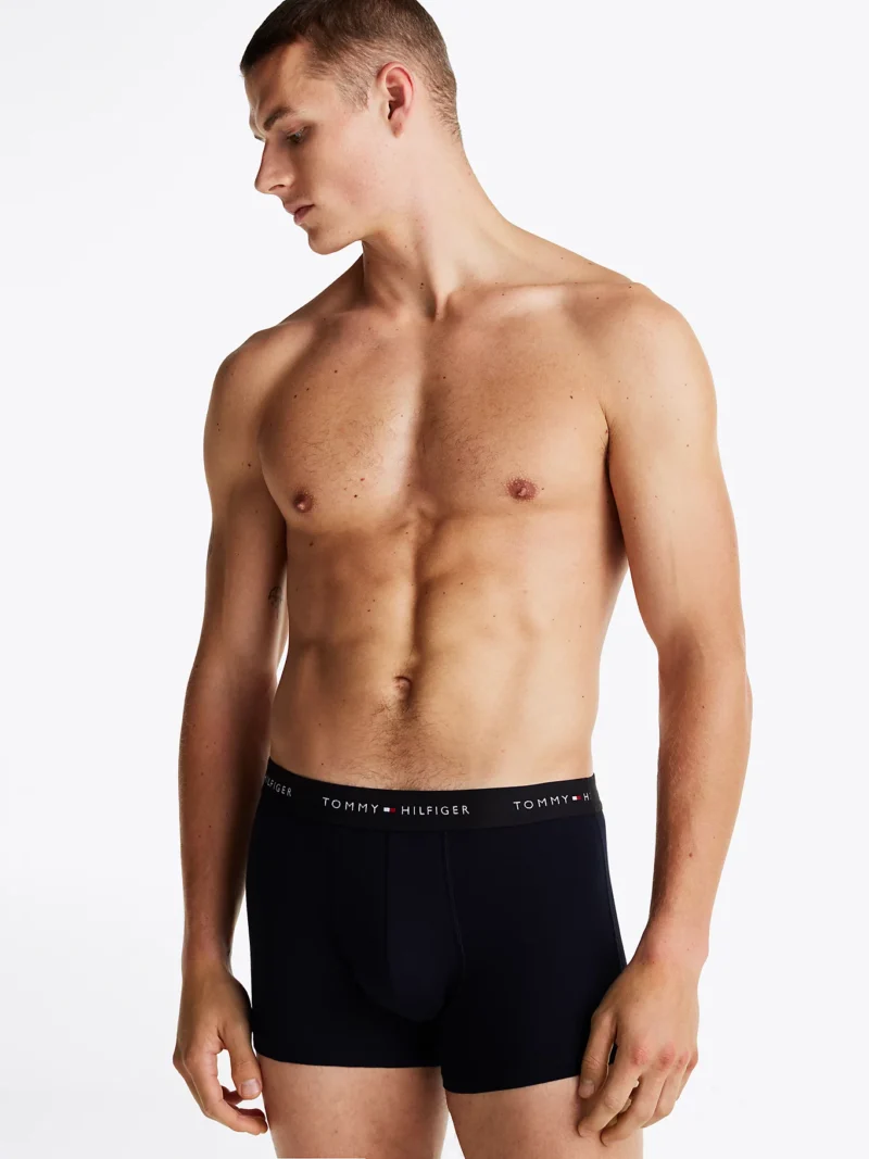 UM0UM03061_0T5_alternate5 TOMMY HILFIGER - 5 pack boxer aderenti con vita a contrasto