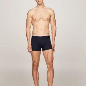 TOMMY HILFIGER - 3 pack boxer aderenti con logo tono su tono