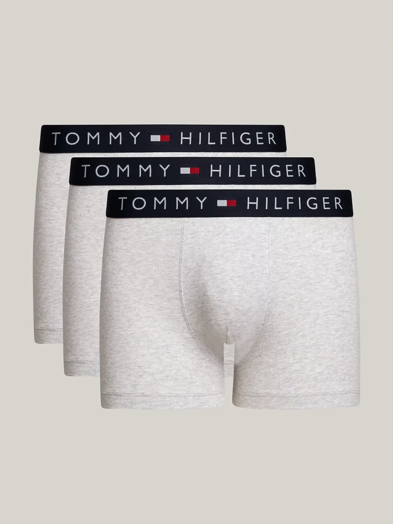 TOMMY HILFIGER - 3 pack boxer aderenti Original con logo