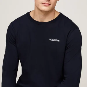 TOMMY HILFIGER - Completo pigiama Hilfiger Monotype con stampa