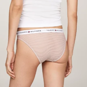 TOMMY HILFIGER - 3 pack slip in tessuto a rete con logo
