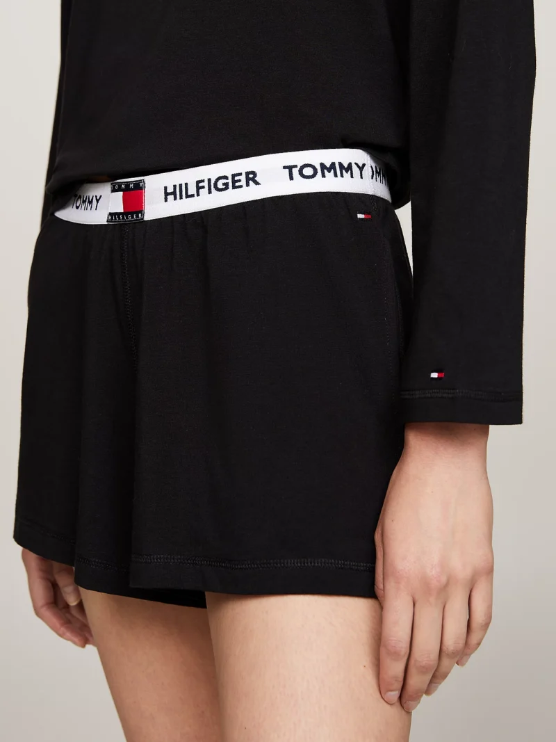 TOMMY HILFIGER - Completo pigiama Heritage con shorts e logo