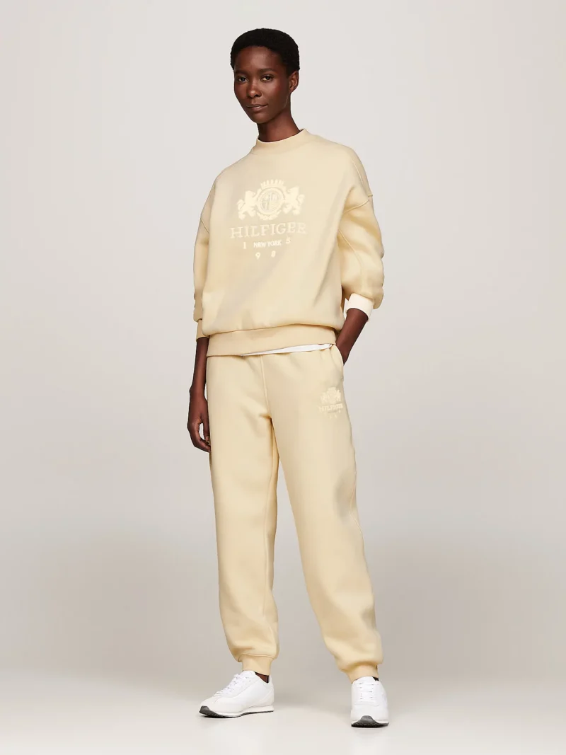 TOMMY HILFIGER - Joggers con bordi elastici e logo ricamato