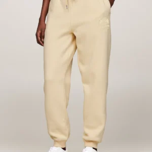TOMMY HILFIGER - Joggers con bordi elastici e logo ricamato