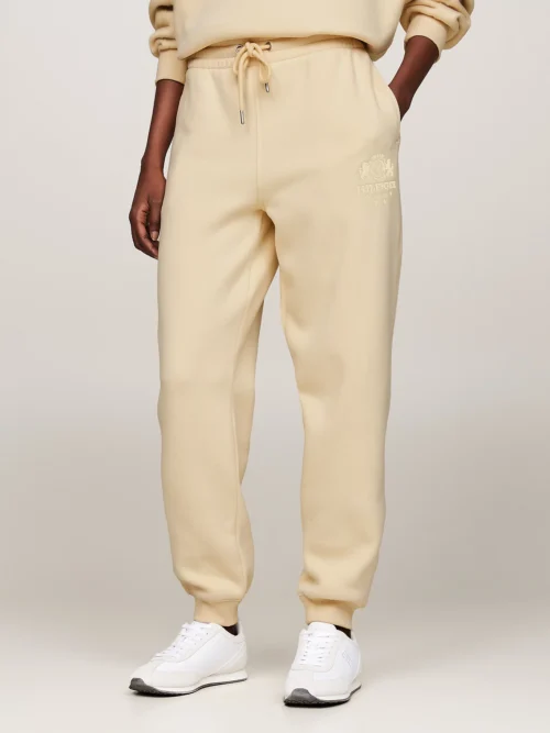 TOMMY HILFIGER - Joggers con bordi elastici e logo ricamato