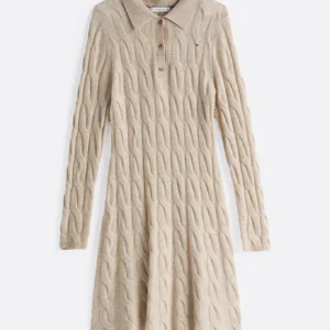 TOMMY HILFIGER - Vestito pullover mini con colletto a polo