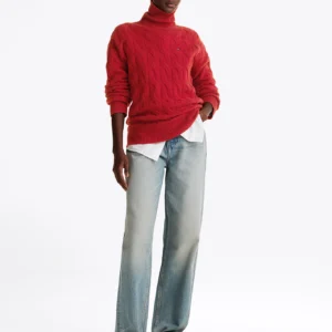 TOMMY HILFIGER - Dolcevita relaxed fit in pura lana