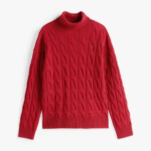 TOMMY HILFIGER - Dolcevita relaxed fit in pura lana