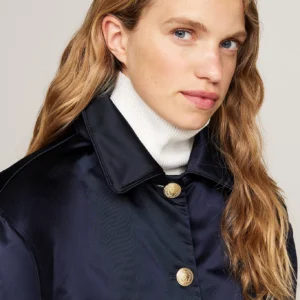WW0WW43154_DW5_alternate2 TOMMY HILFIGER - Giubbino imbottito relaxed fit in raso