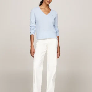 TOMMY HILFIGER - Pullover in lana con scollatura a V