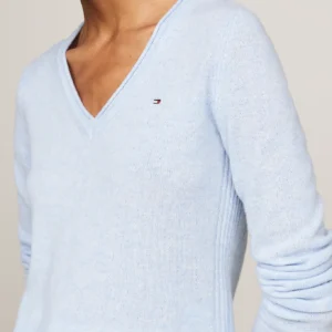 TOMMY HILFIGER - Pullover in lana con scollatura a V