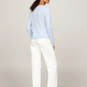 TOMMY HILFIGER - Pullover in lana con scollatura a V
