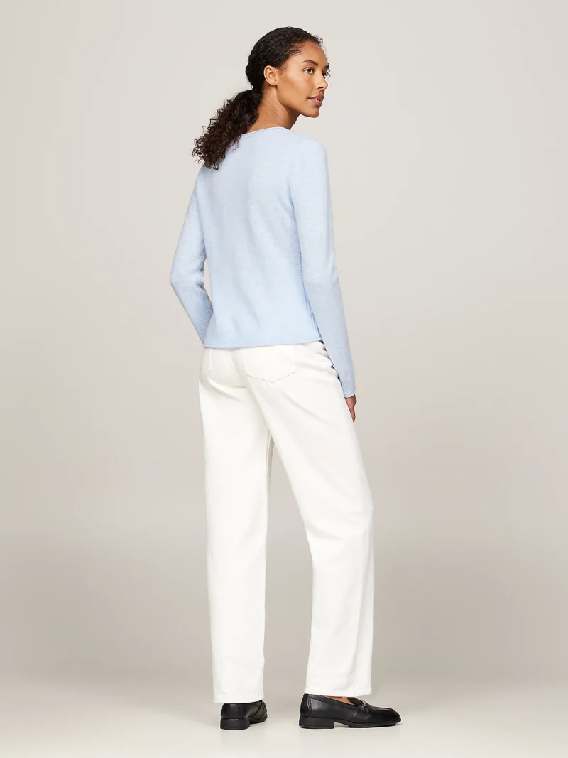 TOMMY HILFIGER - Pullover in lana con scollatura a V