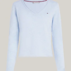 TOMMY HILFIGER - Pullover in lana con scollatura a V