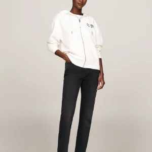 TOMMY HILFIGER - Felpa con cappuccio e zip integrale