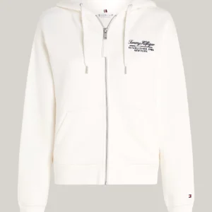 TOMMY HILFIGER - Felpa con cappuccio e zip integrale