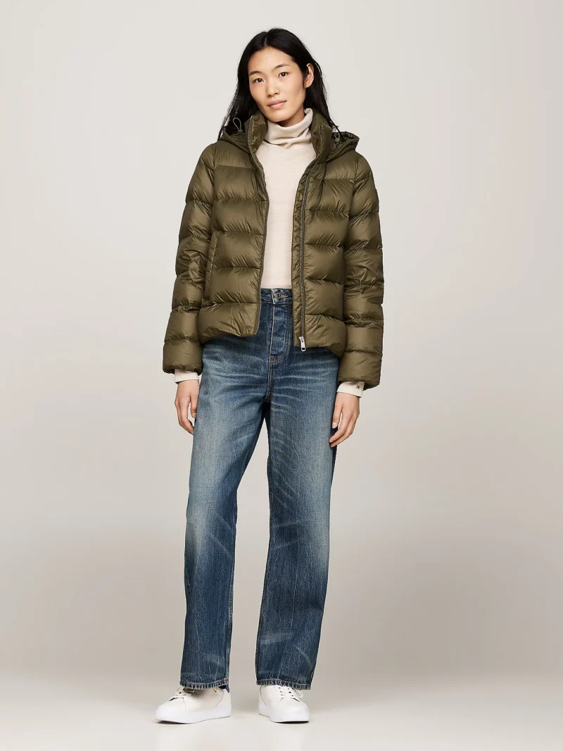 TOMMY HILFIGER - Piumino con finitura idrorelepellente