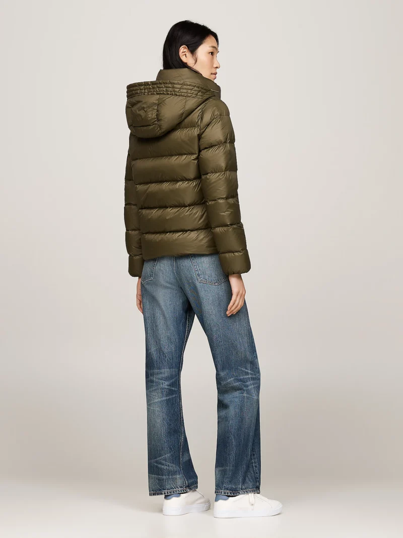 TOMMY HILFIGER - Piumino con finitura idrorelepellente