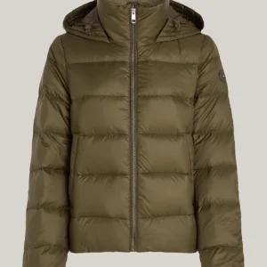 TOMMY HILFIGER - Piumino con finitura idrorelepellente